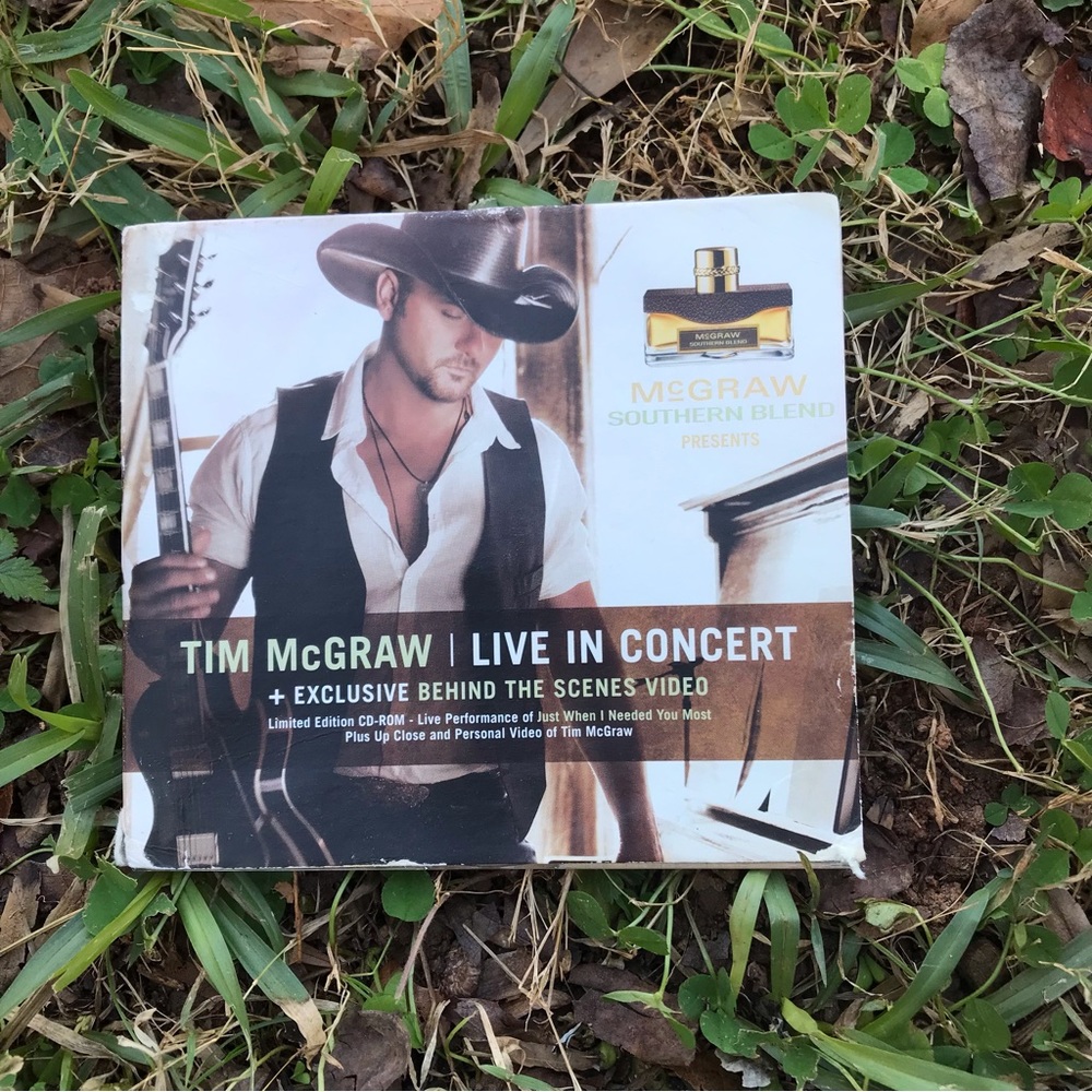 TIM MCGRAW / LIVE IN CONCERT CD